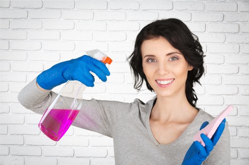 Steam cleaning curtains to improve indoor air quality in Streatham