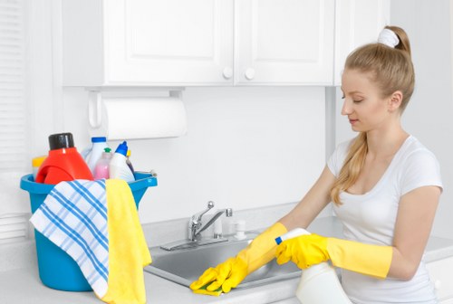 Technician removing stubborn pet stain odour from carpet fibres